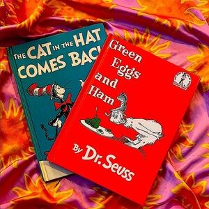 Dr. Seuss Book Set| The Cat in the Hat Comes Back & Green Eggs and Ham